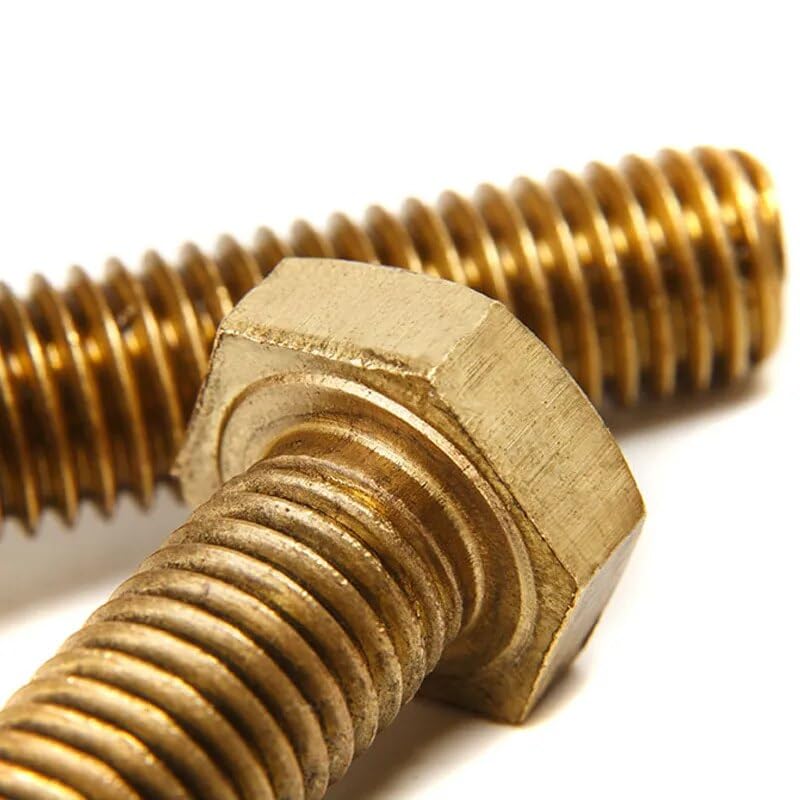 Amazon.com: Idomin Brass Outer Hexagonal Bolt Screw Nut Flat